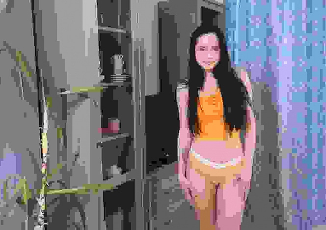 Pink dildo for a bored babe